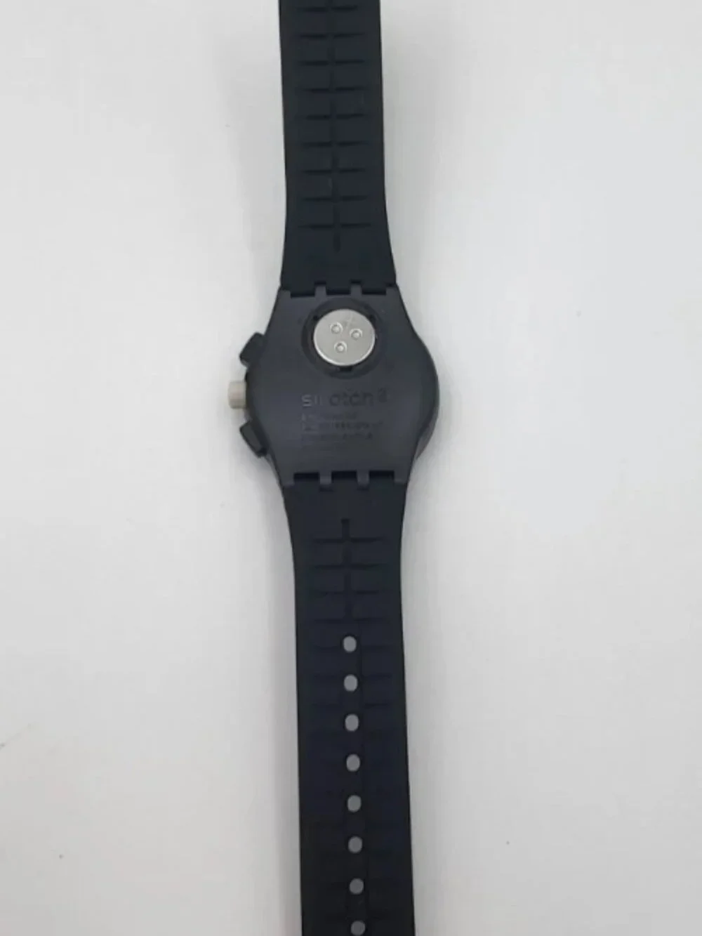 Swatch GIROTEMPO SUSB407 Chronograph Swiss Quartz 42mm Black Watch New Box